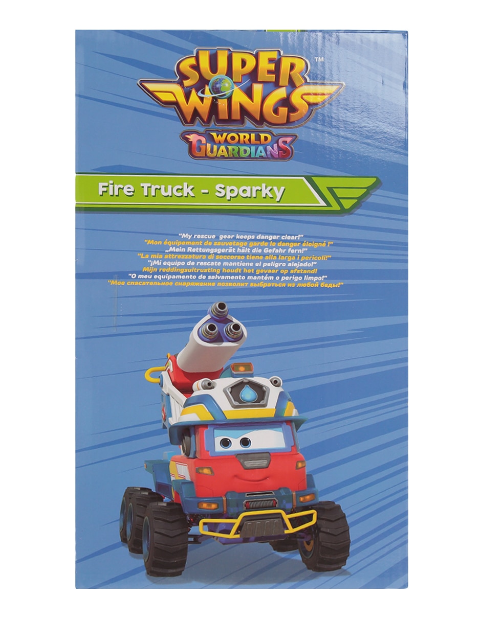 Automóvil convertible fire truck-sparky Super Wings 3