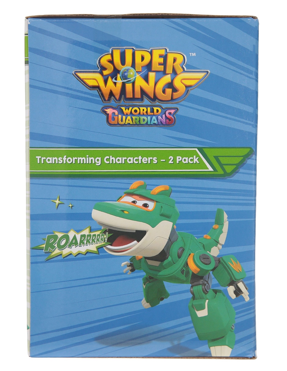 Figura de acción Super Wings Jet y Tino collectors con movimiento 3