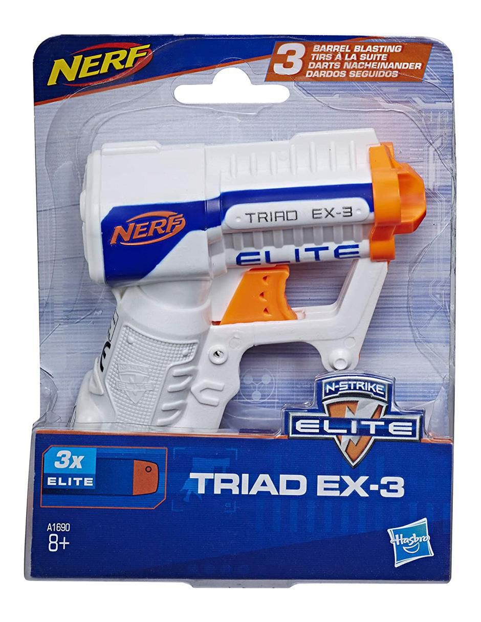 Pistola de dardos N-Strike Triad 4