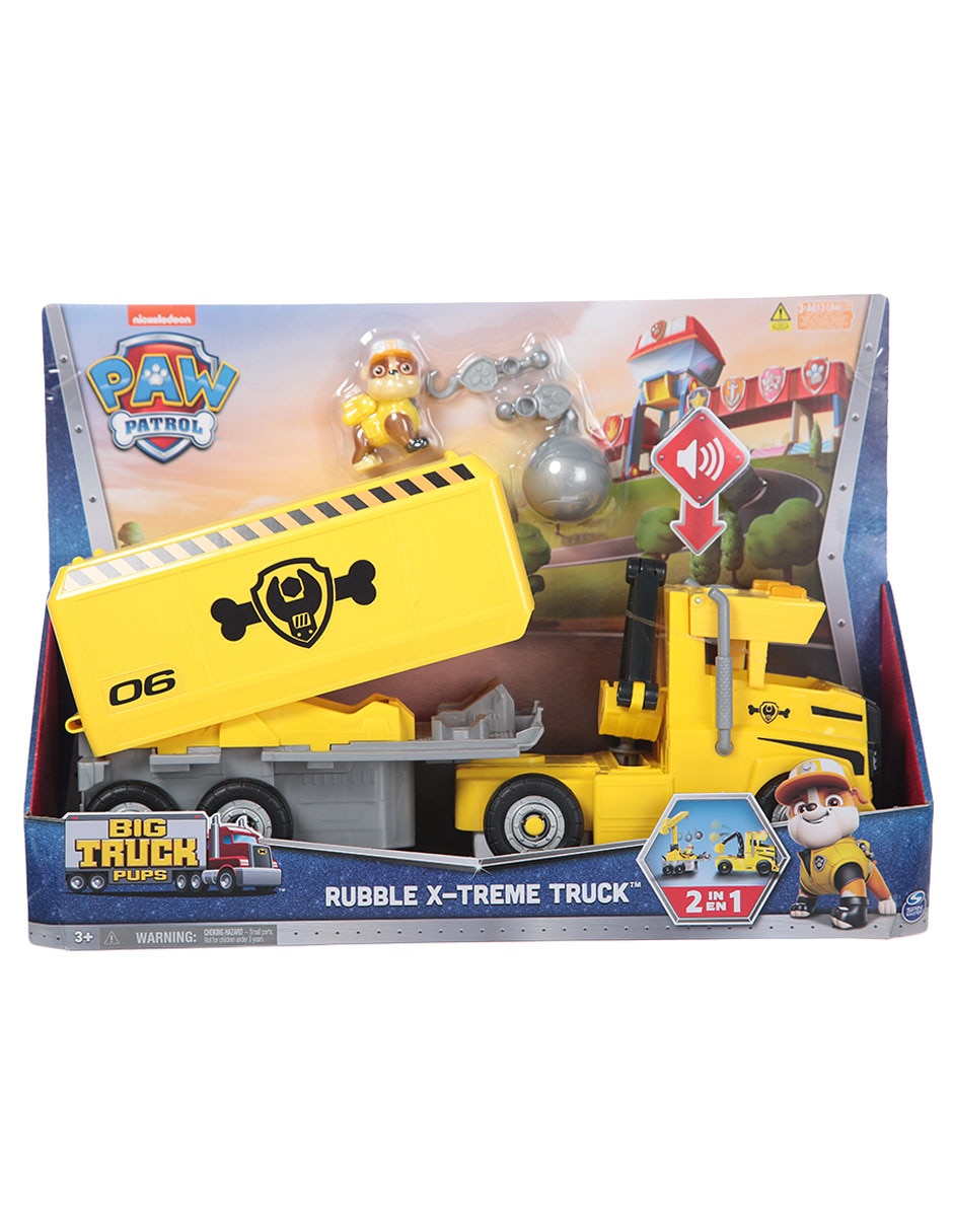 Cami n de carga Paw Patrol Rubble X Treme Truck Liverpool