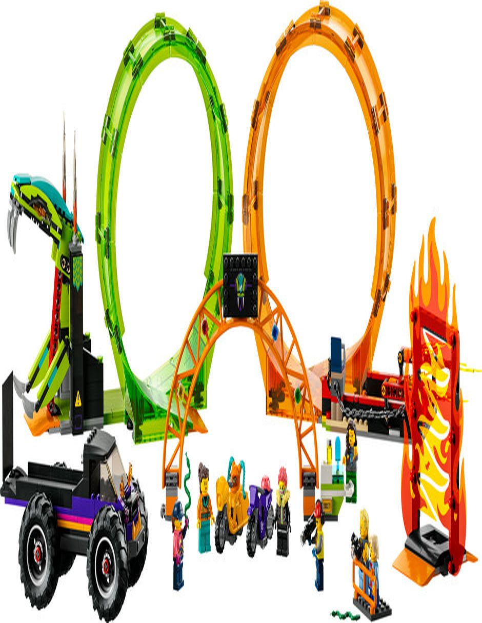 City Pista acrobática con doble bucle 60339 3