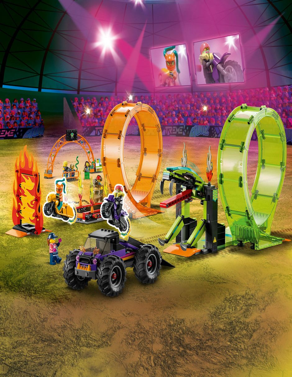 City Pista acrobática con doble bucle 60339 4