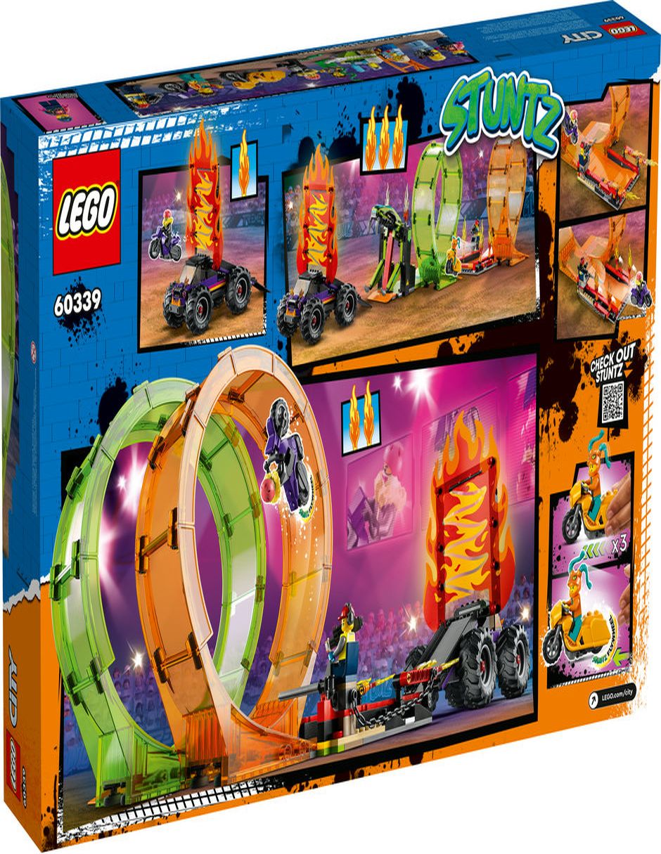 City Pista acrobática con doble bucle 60339 8