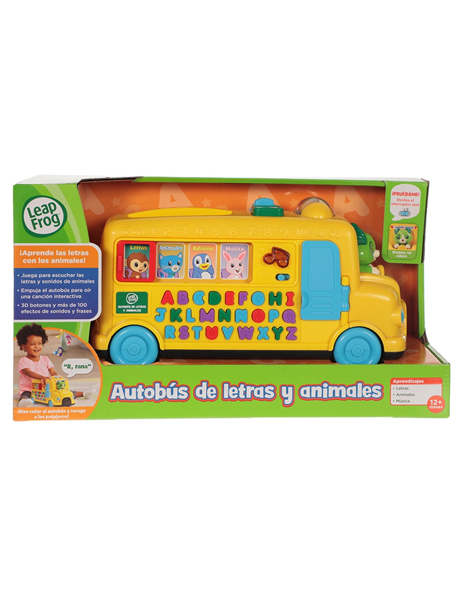 Autobús De Letras Y Animales juego didáctico infantil unisex 4