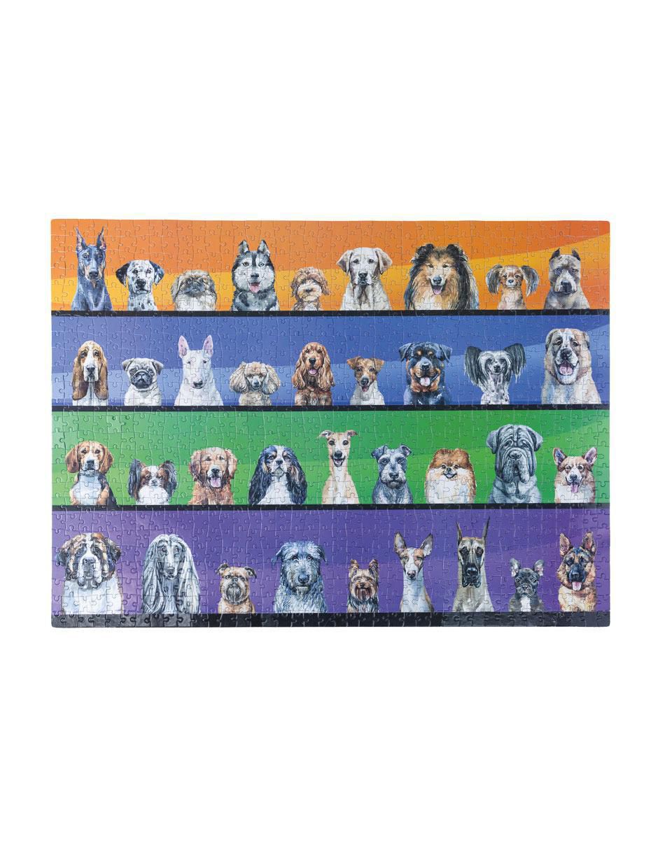 Rompecabezas Perros de todo el mundo 1000 piezas 2