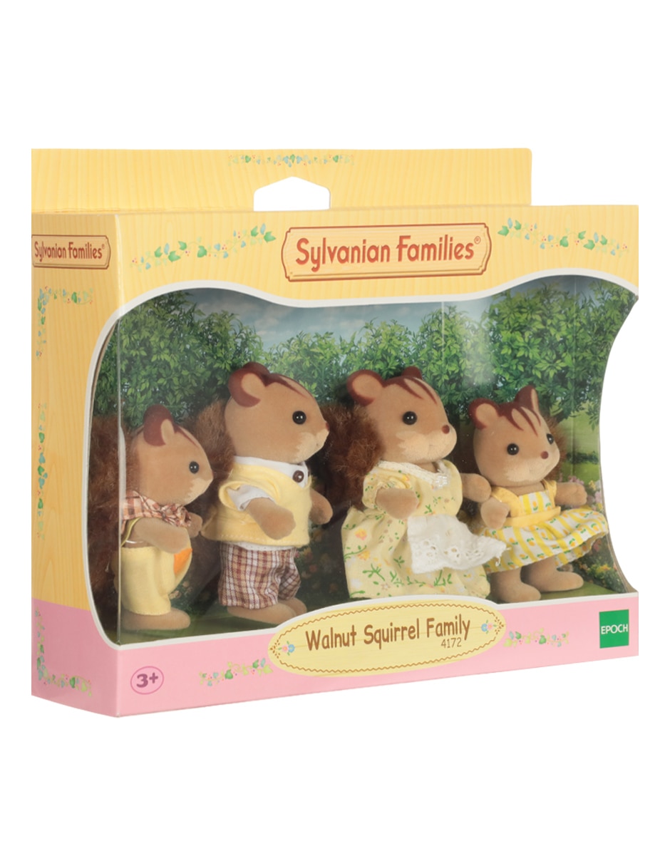Set Walnut Squirrel Family 2