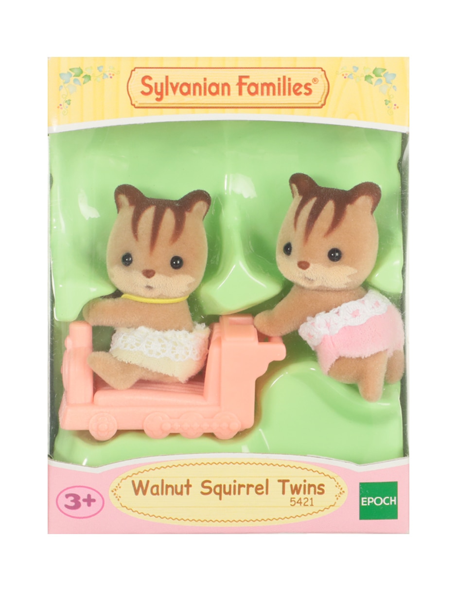 Set Walnut Squirrel Twins 4