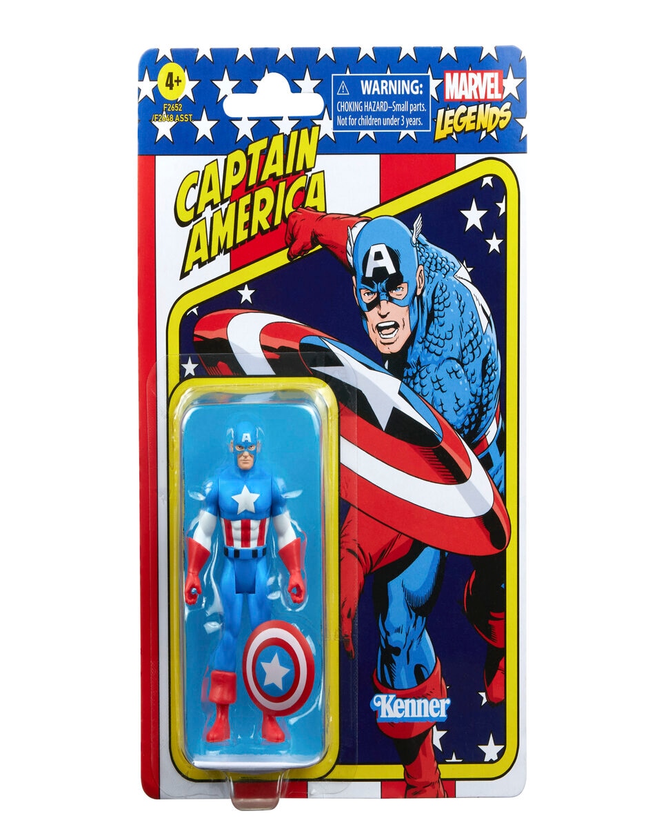 Figura de acción Legends Capitán América collectors Marvel 4