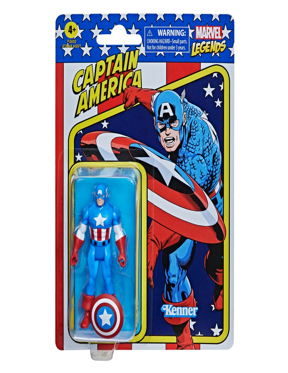 Figura de acción Legends Capitán América collectors Marvel 5