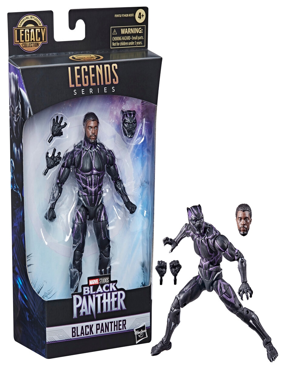 retroceder amor pausa Figura de acción Black Panther Hasbro articulado Marvel Legends |  Liverpool.com.mx