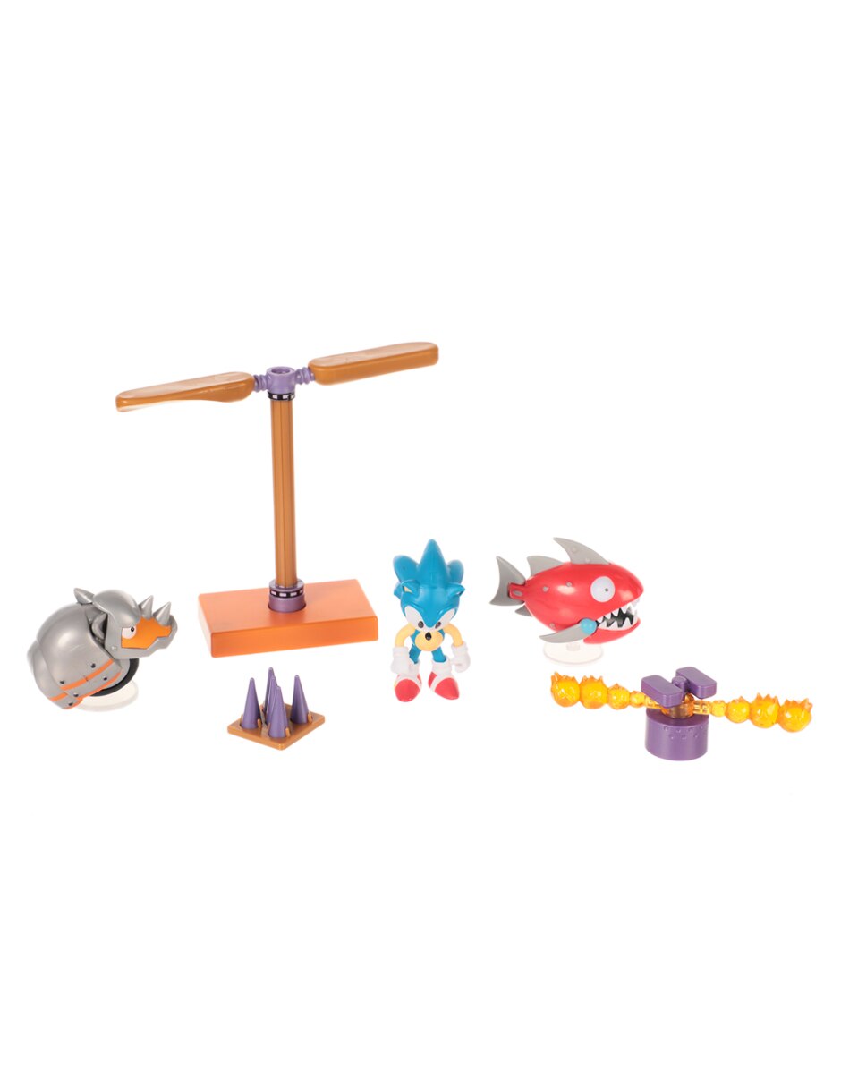 JAKKS Pacific LTD Pack 5 Cifras Sonic 6CM : : Juguetes y Juegos