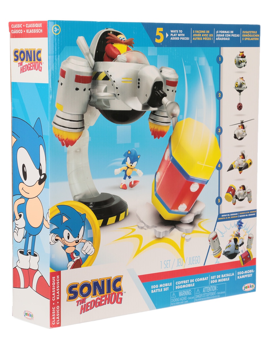 JAKKS Pacific LTD Pack 5 Cifras Sonic 6CM : : Juguetes y Juegos