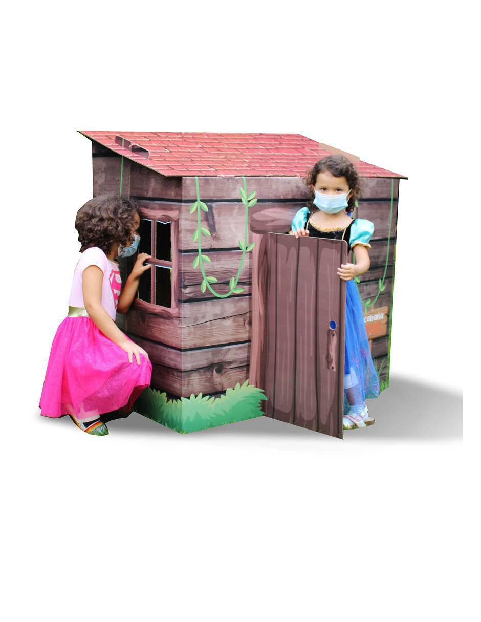 Cabaña de carton