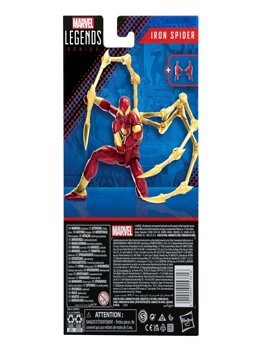 Figura de acción articulada Marvel Iron Spider collectors 2
