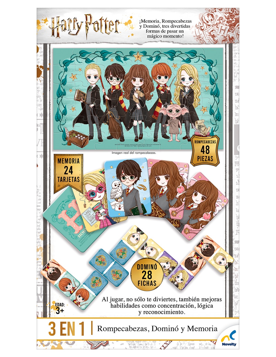 Set de juegos 3 en 1 Harry Potter 2