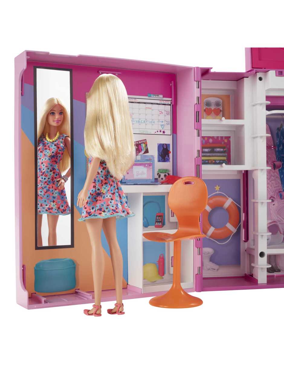 Muñeca Barbie Dreamhouse El Armario De La Barbie Closet Para Casa