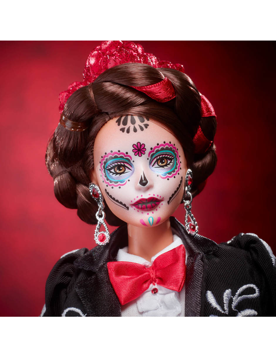 Cenar Lobo con piel de cordero negar Muñeca Barbie Mattel día de muertos Benito Santos | Liverpool.com.mx
