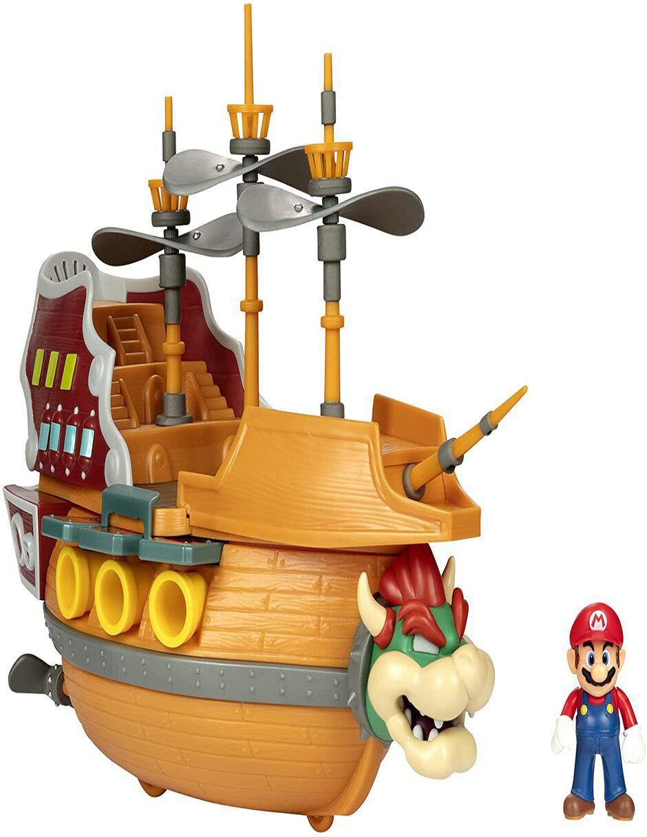 Barco juguete barco super mario bowser airship con sonido Super Mario Bros 3