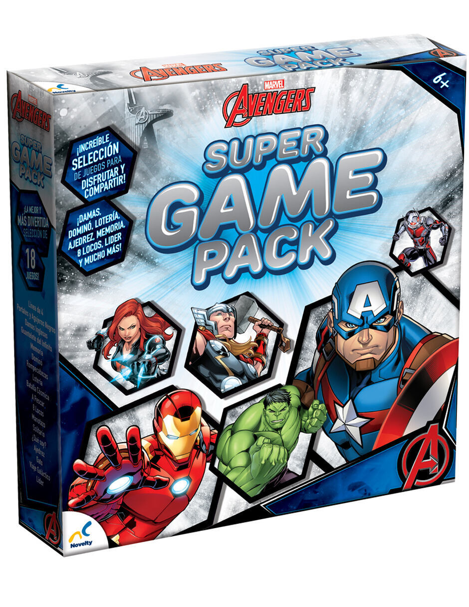 Super Game Pack Avengers Marvel Novelty Liverpool