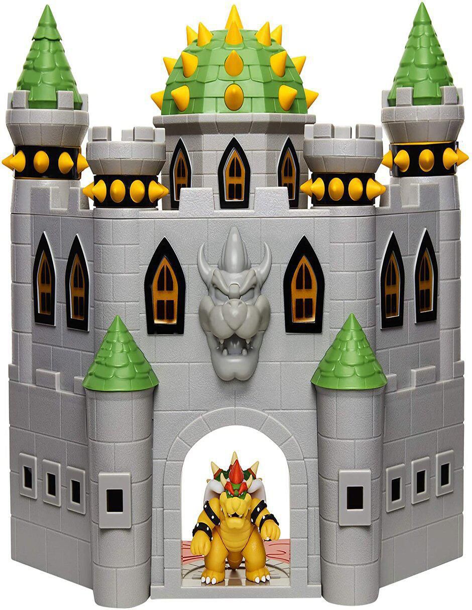 Super Mario Castillo de Bowser Deluxe Playset con sonido Jakks