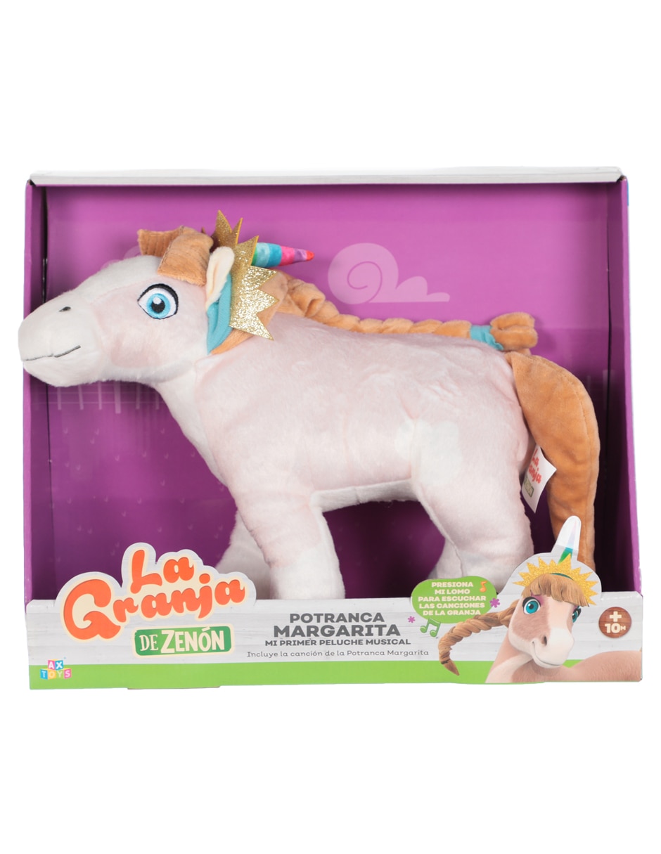 Peluche de Potranca Margarita Caballo de 25 cm 4