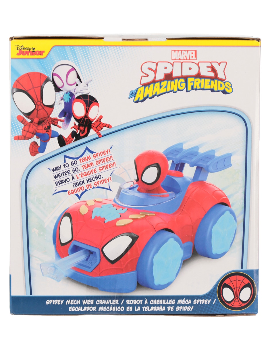 Vehículo transformable escalador mecánico en la telaraña de spidey Marvel 3