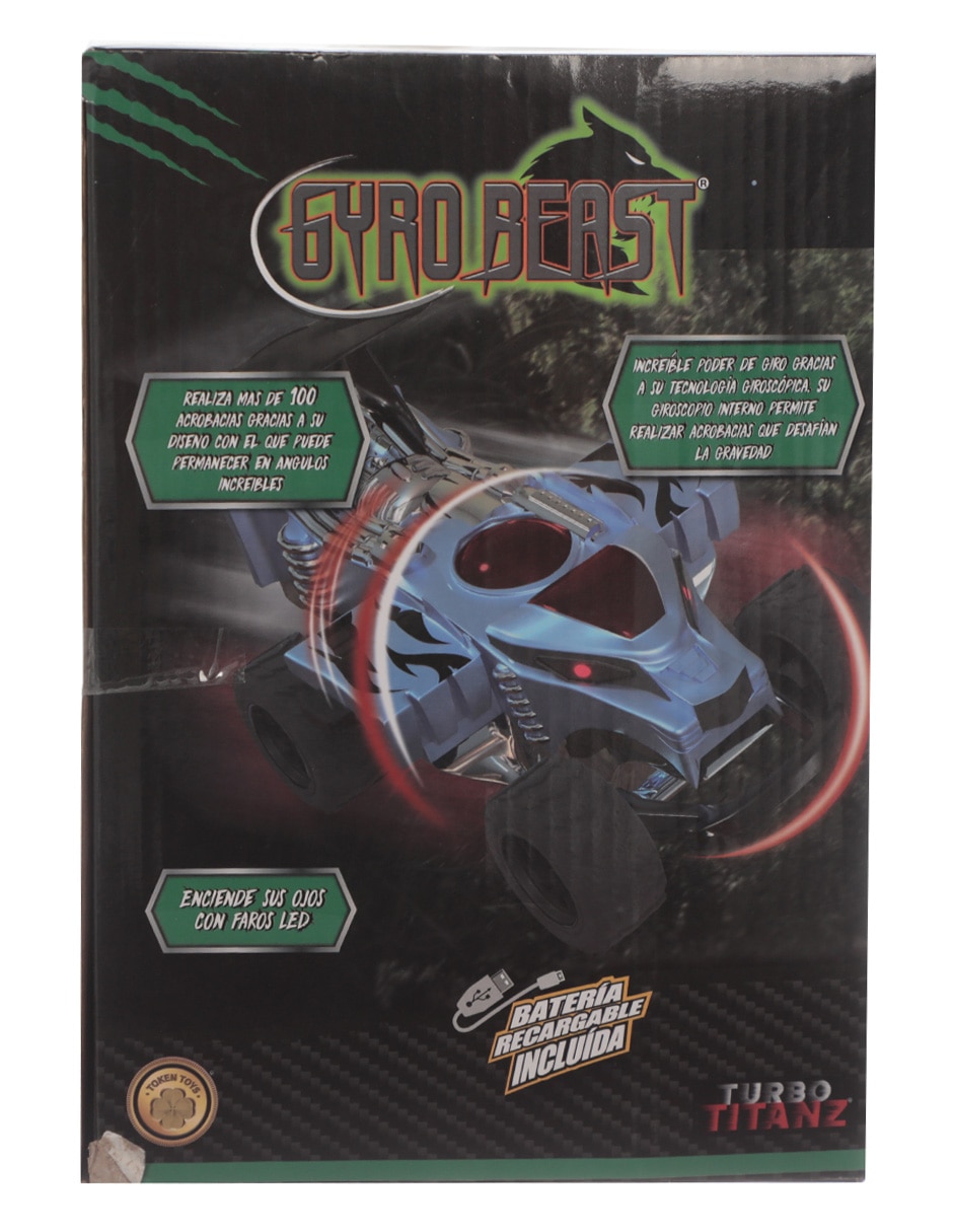 Vehículo de control remoto gyro beast Turbo Titanz 2