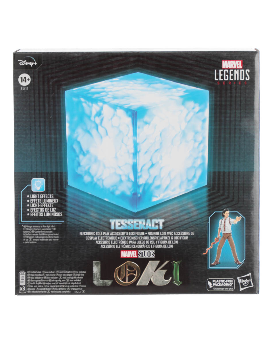 Figura de acción Marvel Legends Series Tesseract Marvel con luz 8