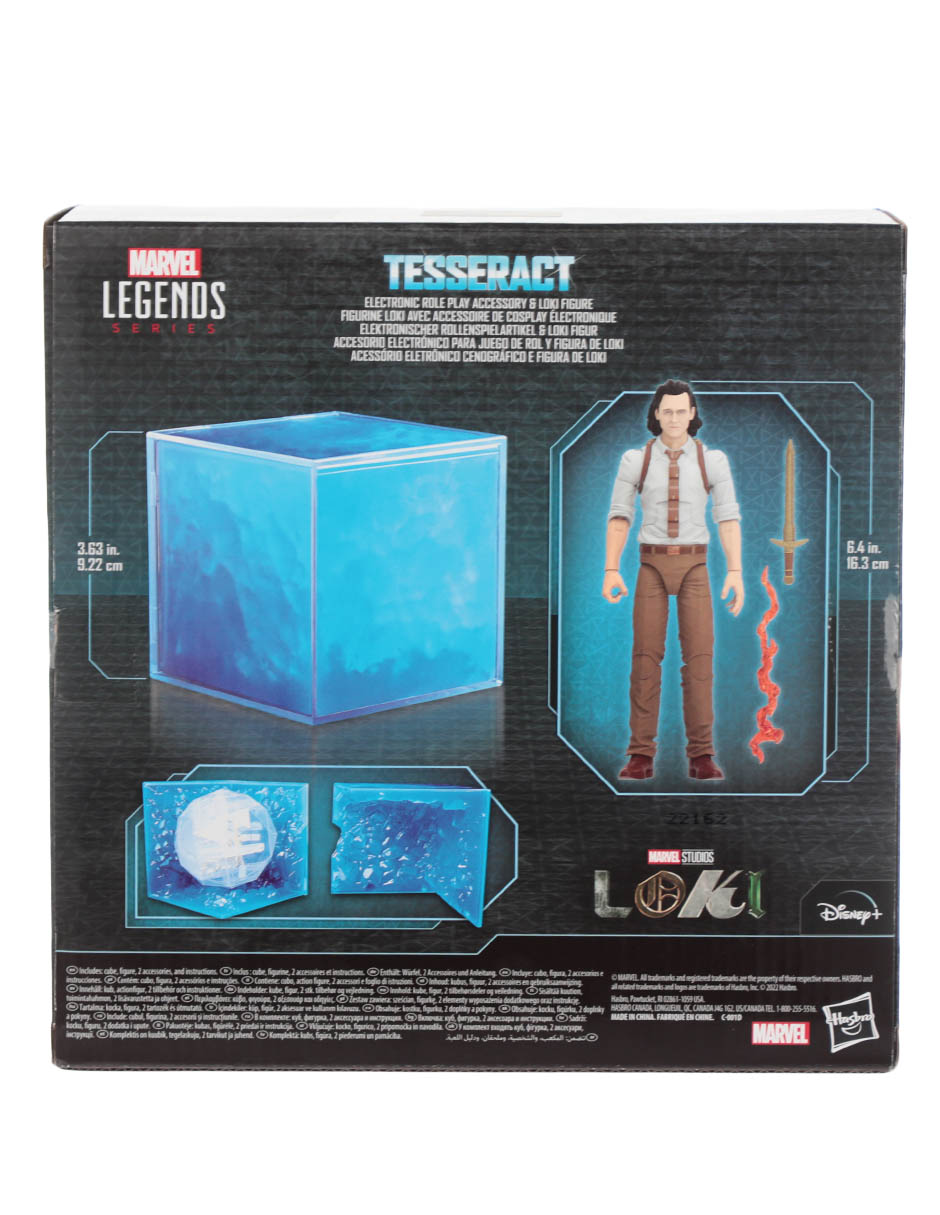 Figura de acción Marvel Legends Series Tesseract Marvel con luz 10