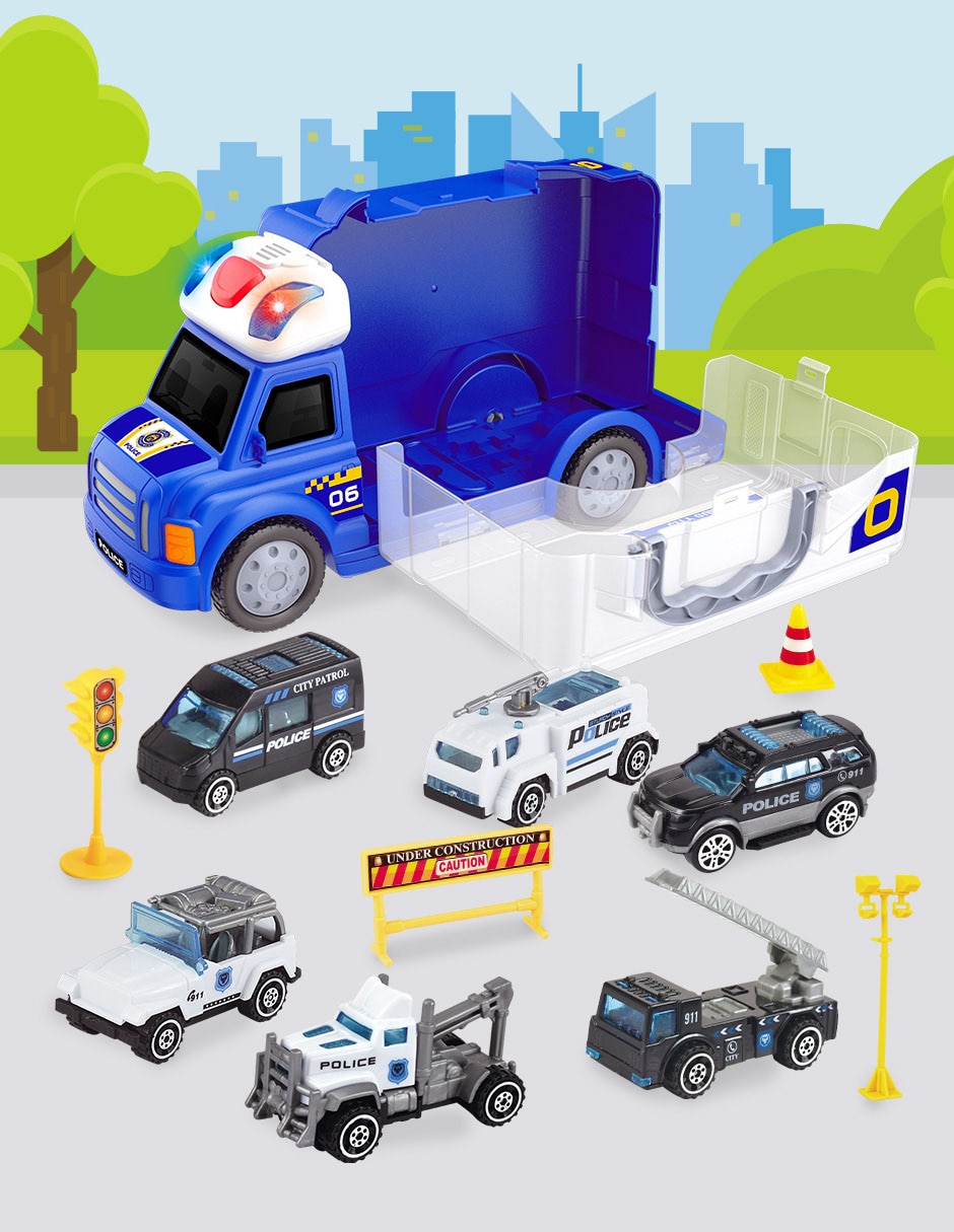 Automóvil policía guardia de la ciudad 6