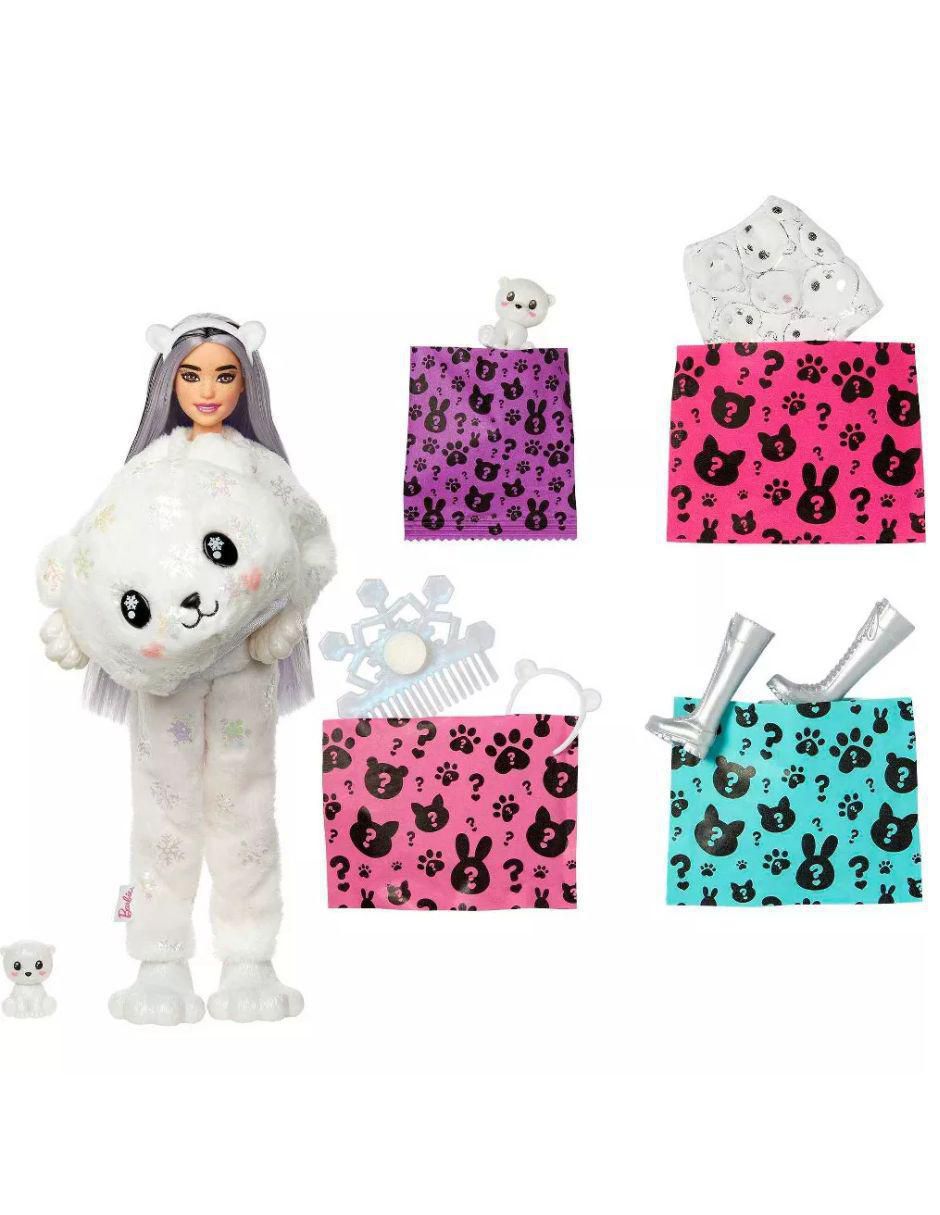 Muñeca Snowflake Sparkle Mattel Cutie Reveal 3