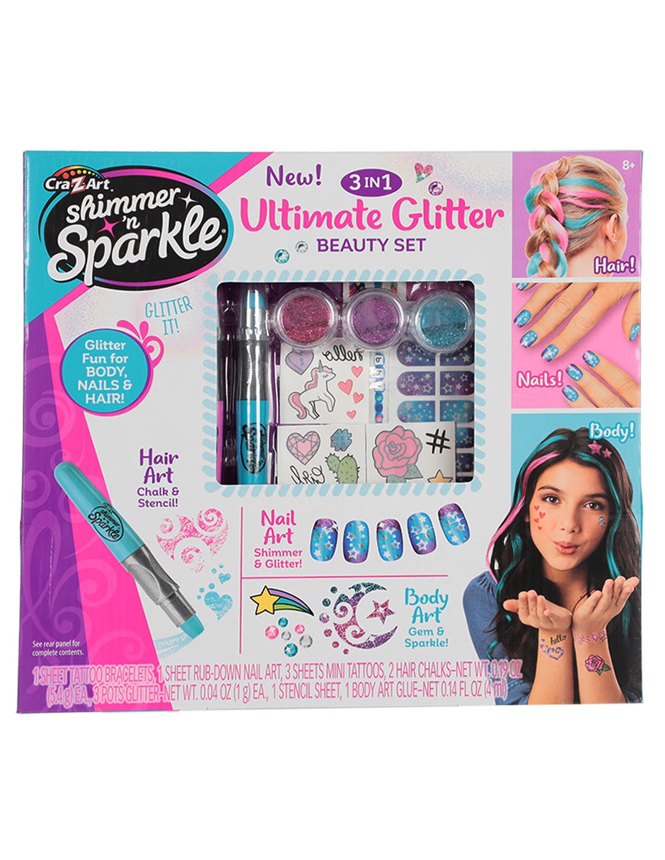 Set accesorios de belleza Shimmer & Sparkle Ultimate Glitter 2