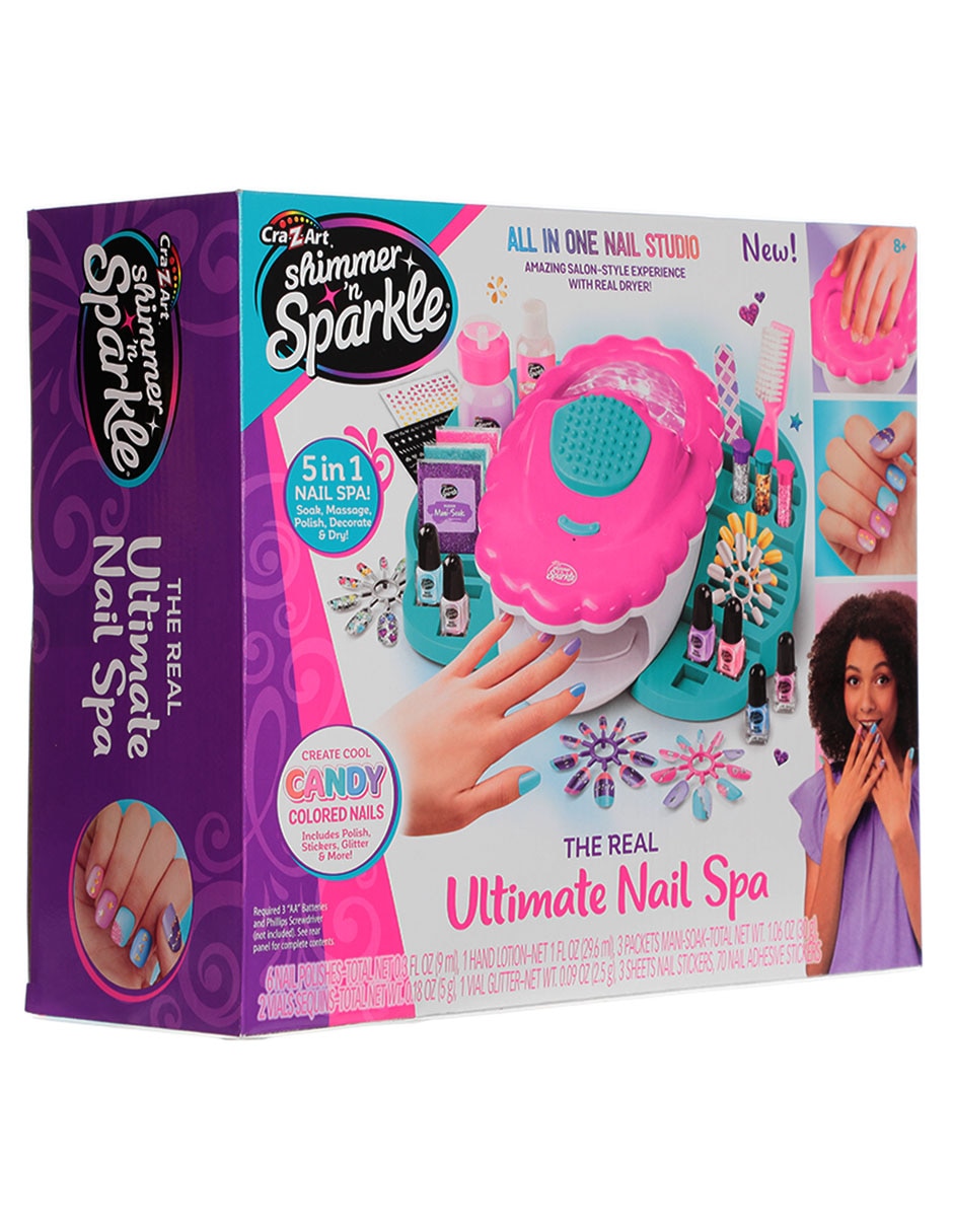 Set de manicure Shimmer & Sparkle The Real Ultimate Nail Spa 2