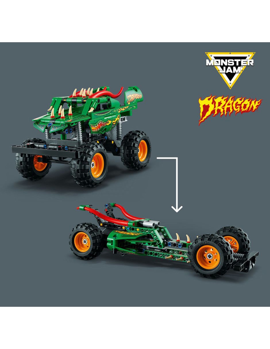 Lego Technic Monster jam dragon 42149 9