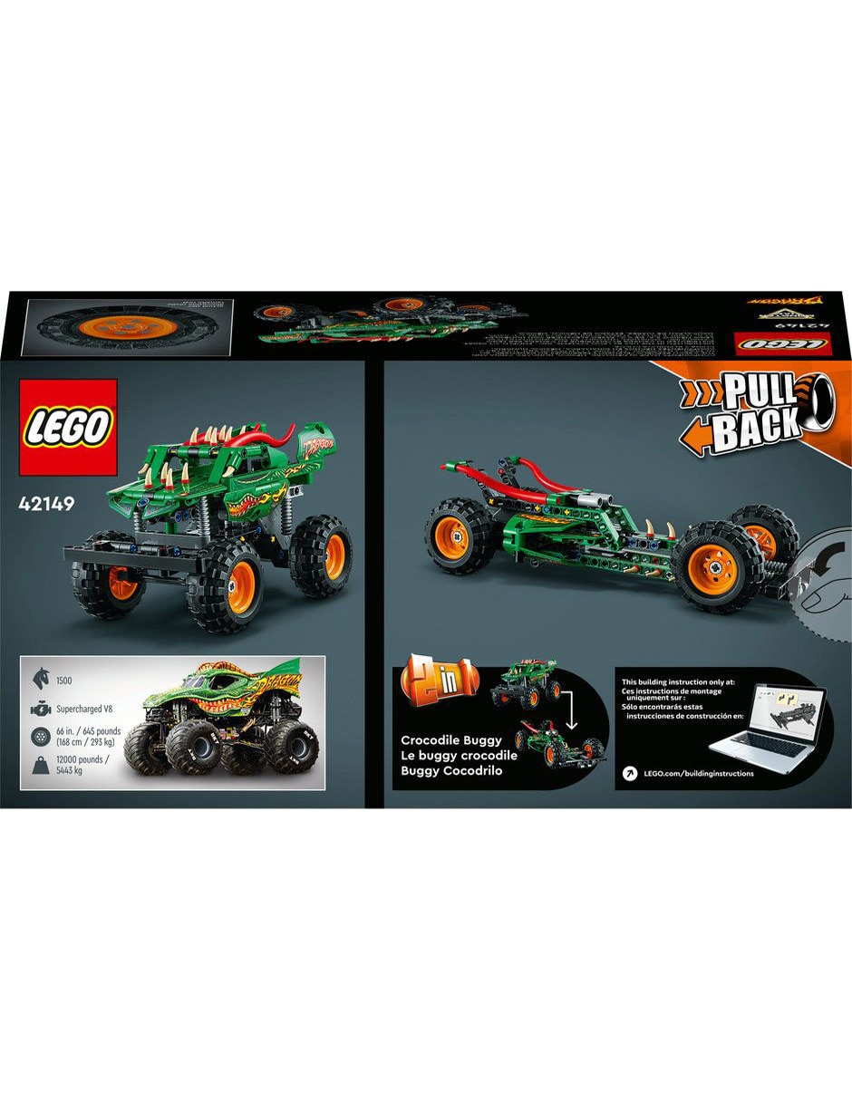 Lego Technic Monster jam dragon 42149 10