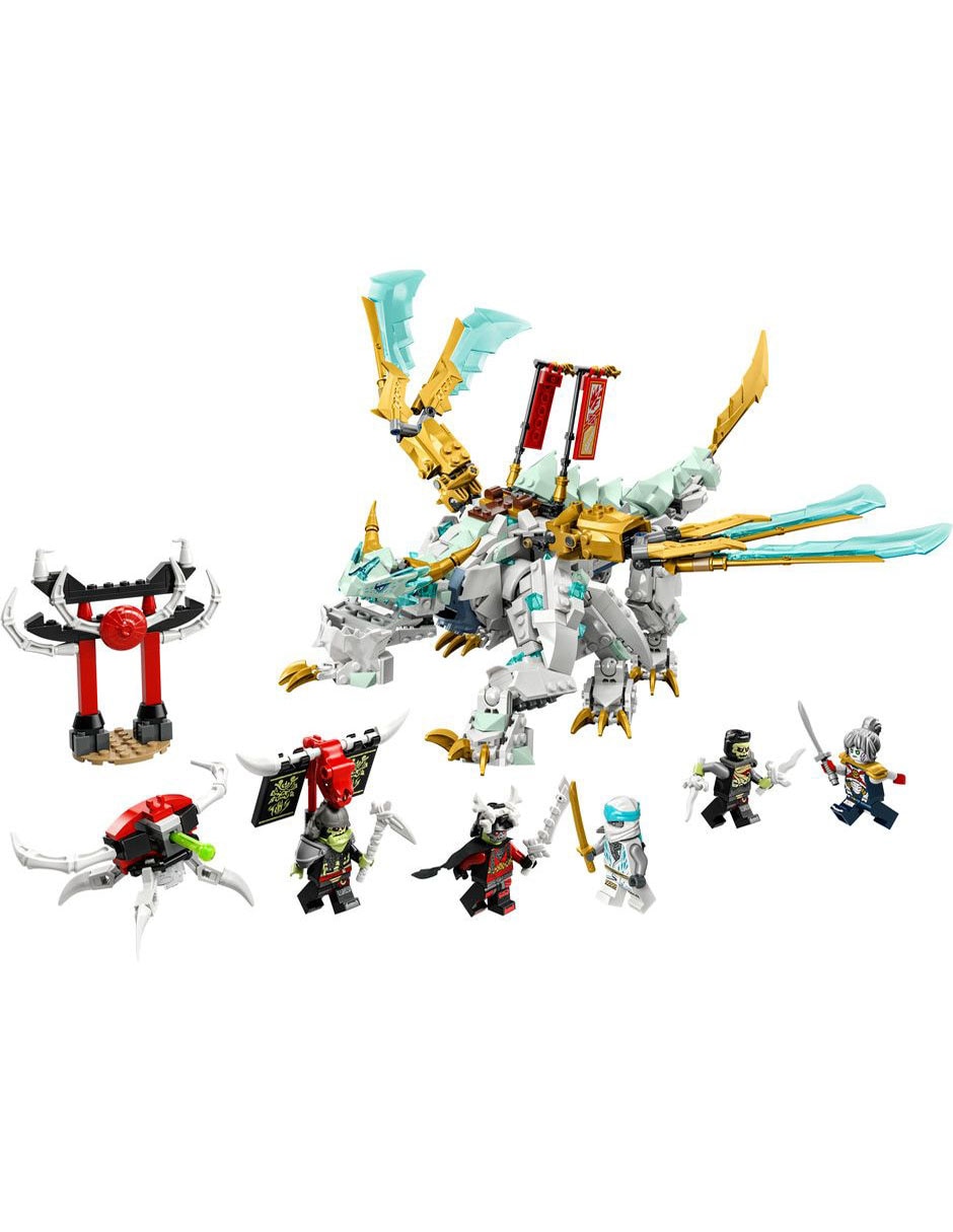 Lego Ninjago Ninjago La criatura dragón de hielo o un guerrero