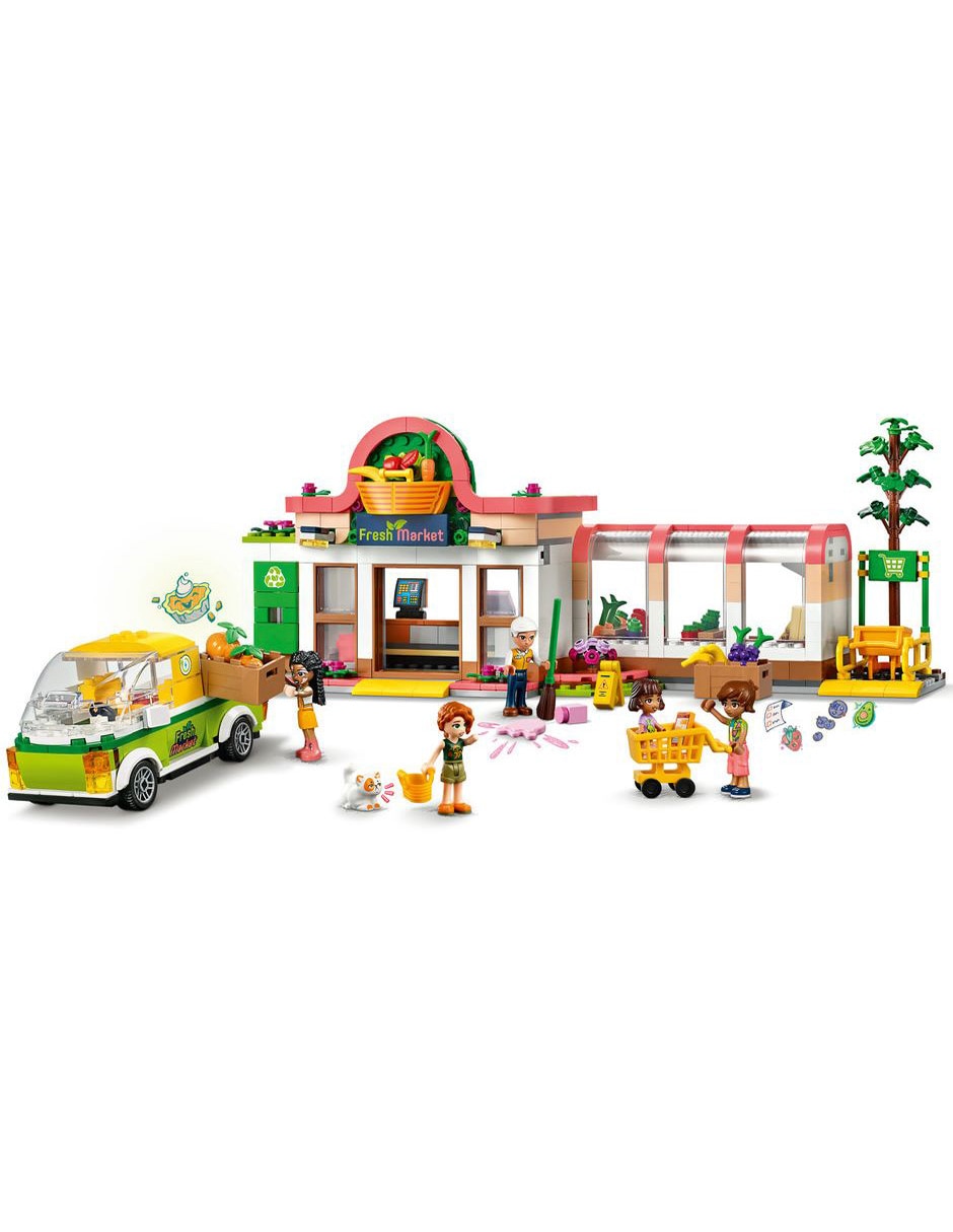 Set bloques Lego Supermercado orgánico con 830 piezas