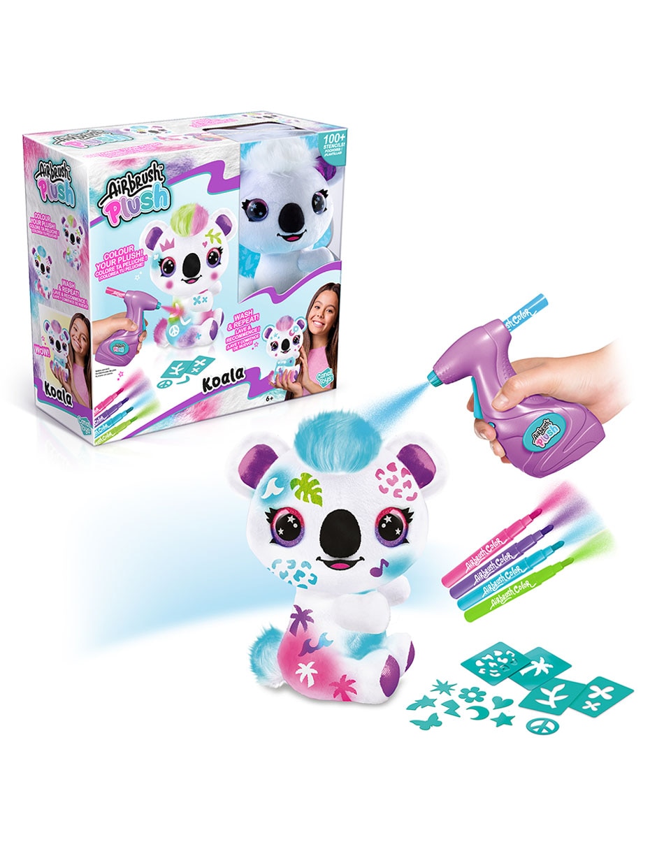 Koala Airbrush Plush juego arte y manualidades infantil unisex 3
