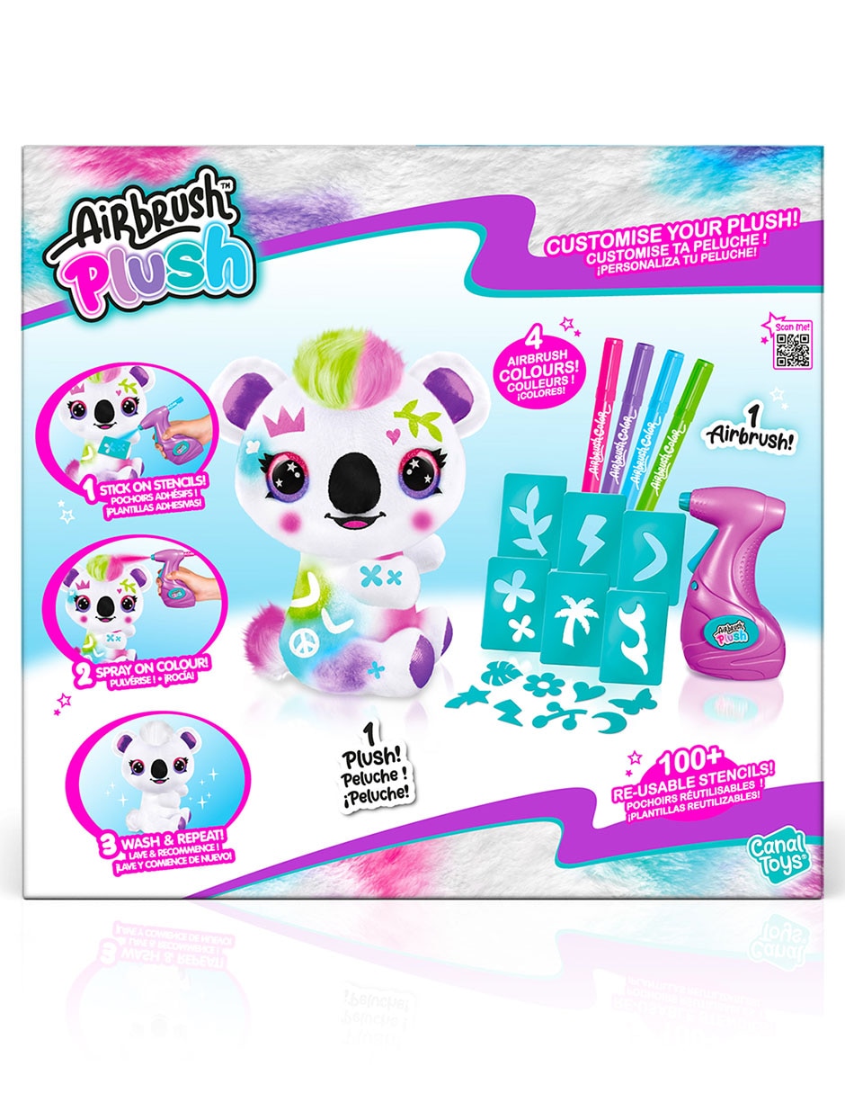 Koala Airbrush Plush juego arte y manualidades infantil unisex 4