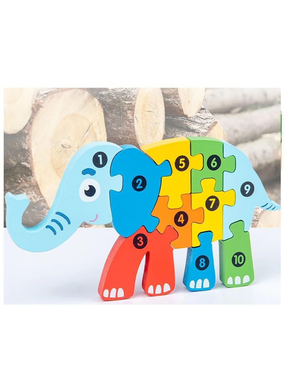 Rompecabezas Didáctico De Animales juego didáctico infantil unisex 2