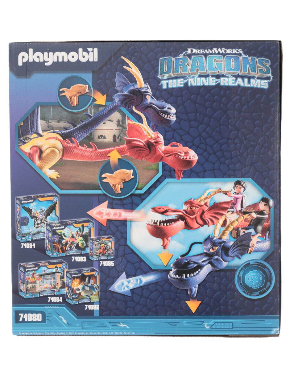 Set de construcción Dragons: The Nine Realms Wu & Wei with Jun de DreamWorks con 40 piezas 3
