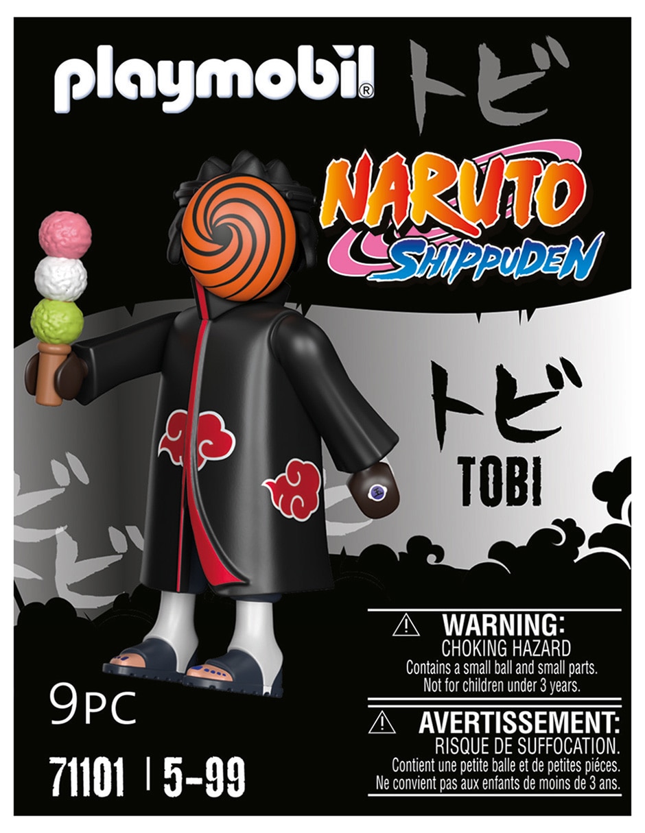 Figura Tobi de Naruto Shippuden con 9 piezas 2