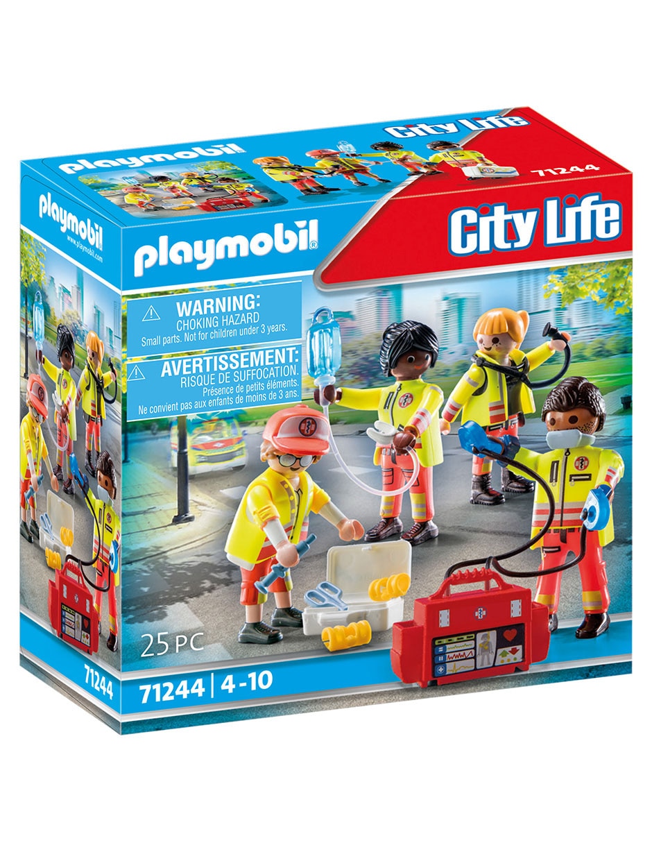 Set construcción Equipo de Rescate de City Life con 25 piezas 3