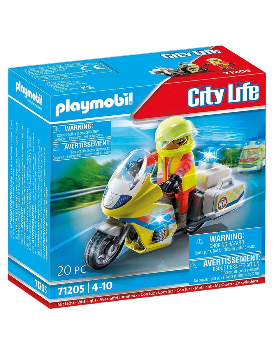 City Life Moto de emergencias con luz intermiente 71205 2