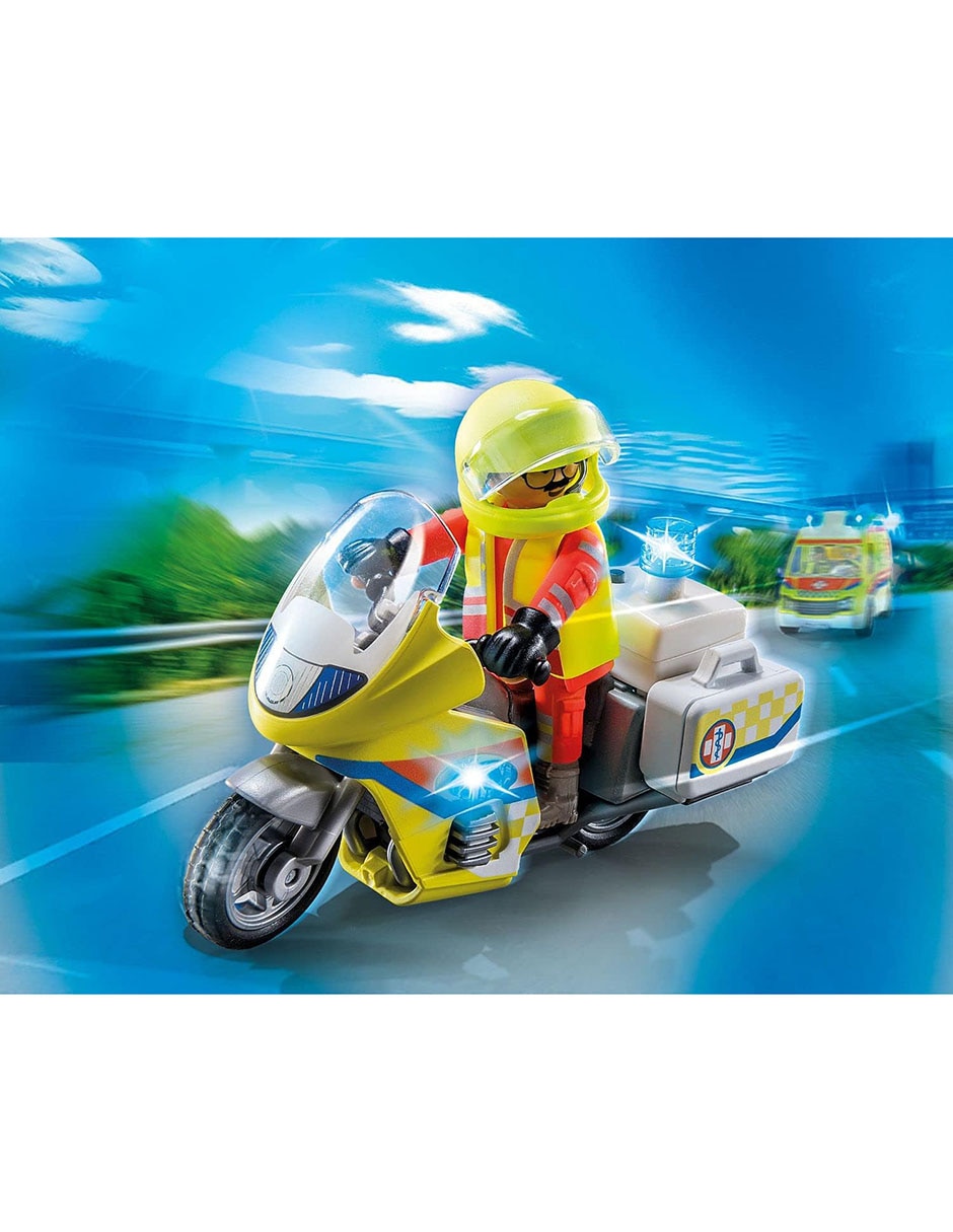 City Life Moto de emergencias con luz intermiente 71205 3