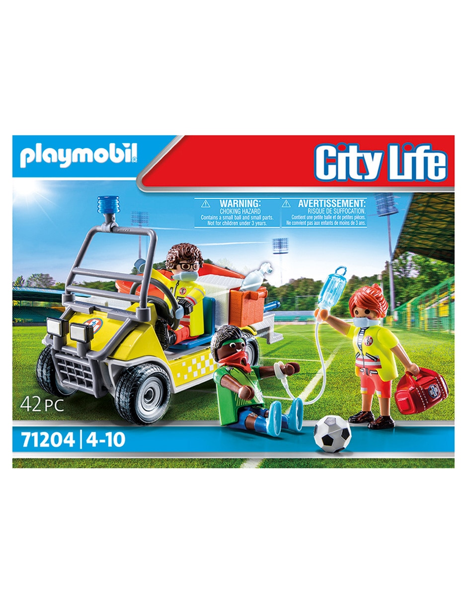 Set construcción  Coche de rescate de City Life con 42 piezas 2