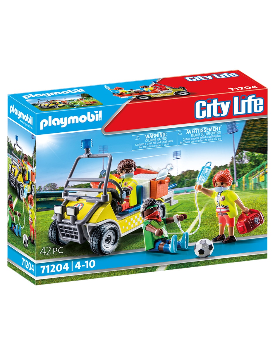 Set construcción  Coche de rescate de City Life con 42 piezas 3