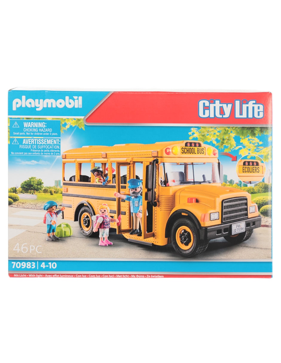 Set de construcción Autobús escolar de City life con 46 piezas 4