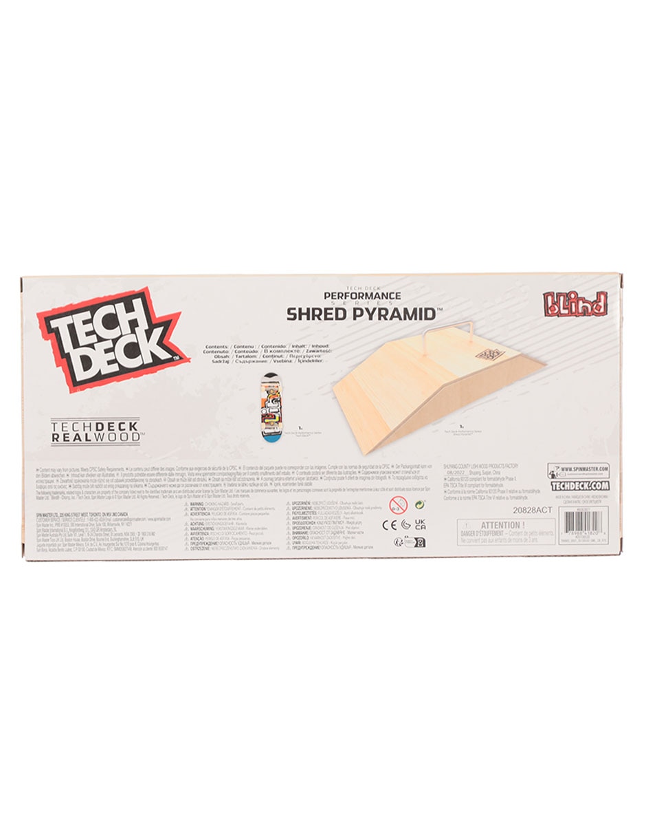 Tech Deck: Set Shered Pyremid - Patineta Blind Y Rampa