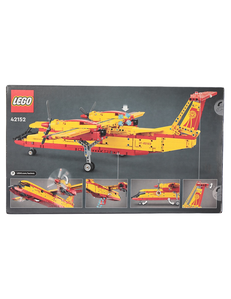 Set de construcción Lego Avión de bomberos con 1134 piezas
